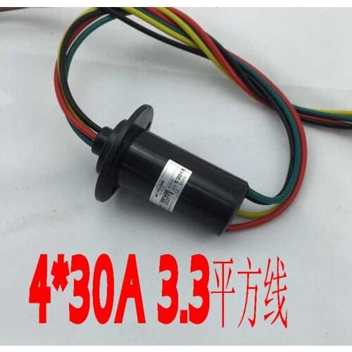 Slide ring 4 30A collector ring conducting slip ring 6000W