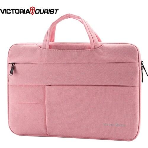Victoriatourist Laptop bag 14” 15.6” men women business handbag stylish Briefcase Multi-layer space messenger bag