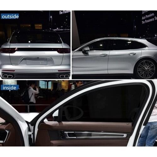 SUNICE 5%vlt Car Window Tint Black Car tinting 4 mil Thickness Nano Ceramic film 99%uv proof 99%infrared Rejection 50cmx300cm