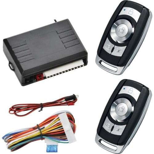 T206 Car Keyless Entry System Universal 12V Car Remote Central Kit Anti-theft Door Lock With Remote Controllers