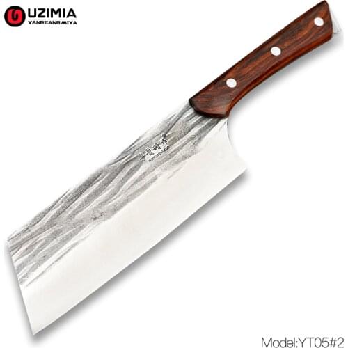 Handmade Forged 8Cr Stainless Steel Chef Knife Kitchen Knives Meat Cleaver Knife Slicing Knife Fruit Knife Cooking Tools YT05#2