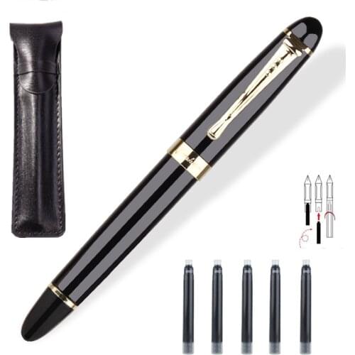 High Quality Irauarita Fountain Pen Full Metal Golden Clip Luxury Jinhao 450 Ink Pens Writing Stationery School Office Supplies