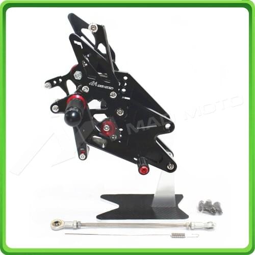 CNC Rear Sets Rearset footrest foot rest pegs For YAMAHA YZF R25 R3 2014-2016 & MT-03 MT-25 2015-2016 (non-U.S. model) Black