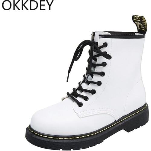 Womens shoes fall/winter 2020 new Martin boots handsome motorcycle boots womens boots thick bottom low heel tube leisure boots