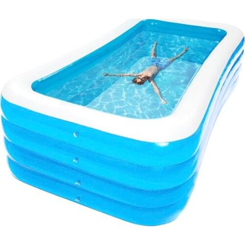 1.5/1.8/2/2.6/3.05M Inflatable Swimming Pool Thickened Family Outdoor Summer Water Games Inflatable Pools For Adults Children