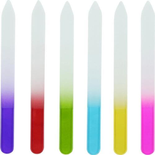 1Pc Glass Nail File Buffs for Manicure Pedicure Files for Nails Nailfile Tools Art Beauty Health