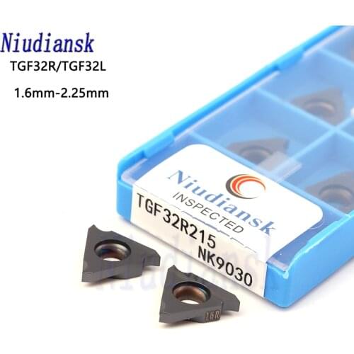 10pcs TGF32R 160-165-170-175-180-190-195-200-210-215-220-225 TGF32L Carbide insert,Cutting inserts,for Grooving Holder CGBR,SGBR