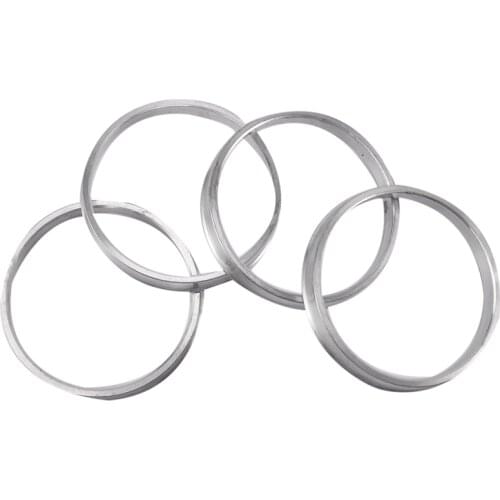 4Pcs Aluminum Centric Spigot Hub Rings Wheel Spacer Set 67.1mm ID To 73.1Mm OD