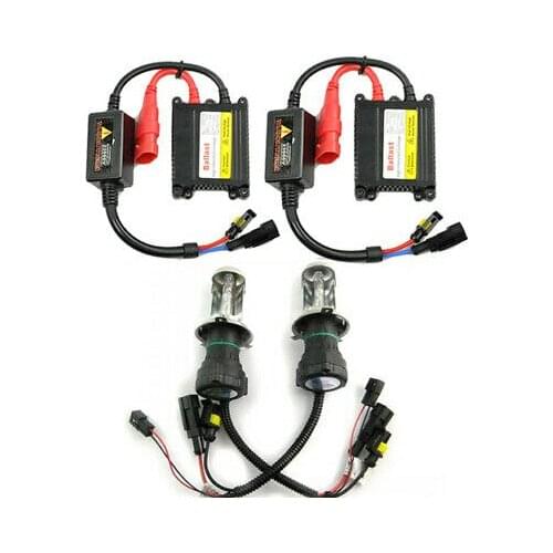 Wotefusi 55W H4-3 12000K Hi/Low HID Bi-Xenon Kit Conversion Slim Ballast Bulbs