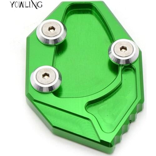 Motorcycle CNC Side Stand Enlarge Kickstand For Kawasaki Ninja ZX14R ZX14 ZZR1400 2006-2015 GTR1400 Concours 14 2008-2015