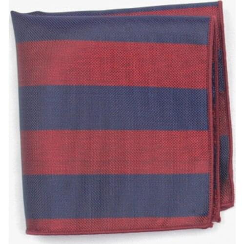 Black contrasting patterned pocket square with patterns handkerchief