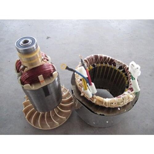 Fast shipping 2.5kW 220V 50Hz Flat shaft 19 rotor stator gasoline generator diesel generator suit for any Chinese brand