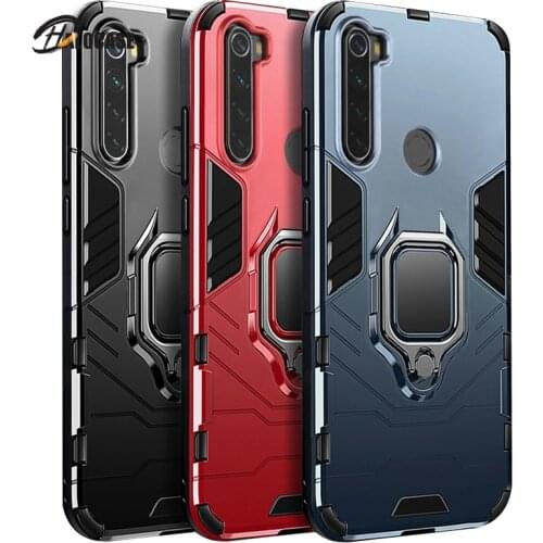 For Xiomi Redmi Note 8 T Pro Case Anti-knock Cover Phone Case Dual Layer Design of PC+TPU Material Case for Redmi Note 8t Case