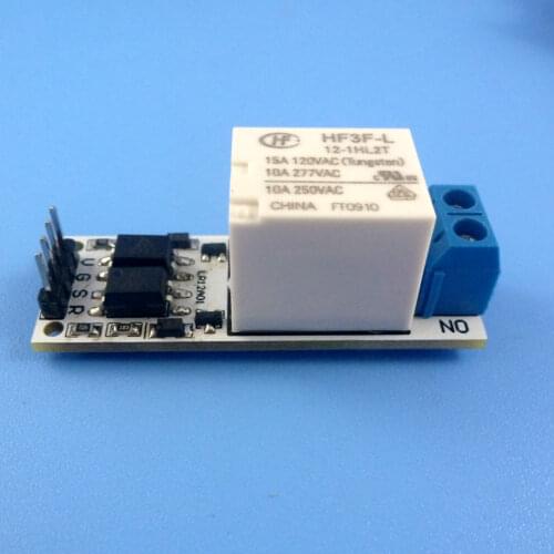 DC 12V 10A Magnetic Latching Relay Module Zero Power Hold Switch Bistable Self-locking Board for LED Motor CCTV PTZ