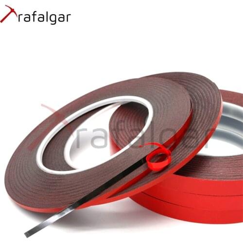 Red Film Double Side Tape Black Sticker Adhesive Tape Cellphone Mobile Phone Touch Screen LCD Repair 10m 20m 2/3/4/5/8/10/15mm