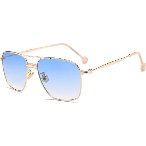Fashion Exquisite Square Sunglasses UV400 Shock Resistant Comfortable To Wear