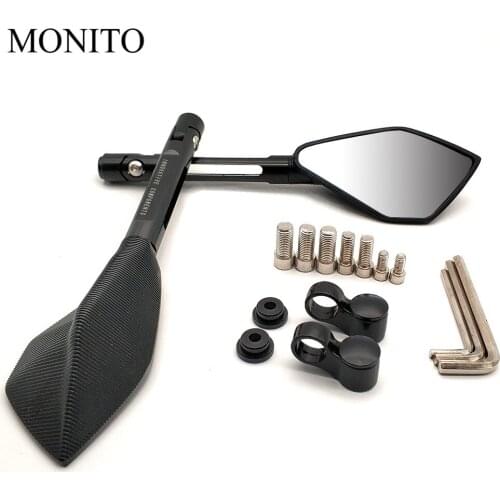 CNC Motorcycle Accessories Rearview Side Mirror Moto Blind Spot Mirror For YAMAHA mxt850 gt XT1200Z yzf r1 r3 r25 r6 r125