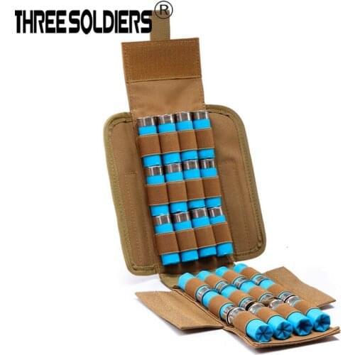 Outdoor Adjustable Tactical Stock 25-Hole Rifle Cheek Rest Pouch Bullet Holder Bag Hunting Accessories Combat Outdoor Hunting