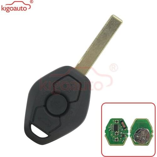 Kigoauto Car Remote Key DIY 3 button 434mhz for BMW CAS X3 X5 Z3 Z4 Z8 3 5 6 7 Series Keyless Entry Transmitter