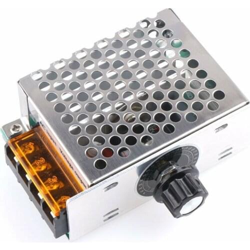 4000W Voltage Regulators AC 220V High Power SCR Motor Speed Controller Electronic Voltage Regulator Governor Thermostat Dimmer