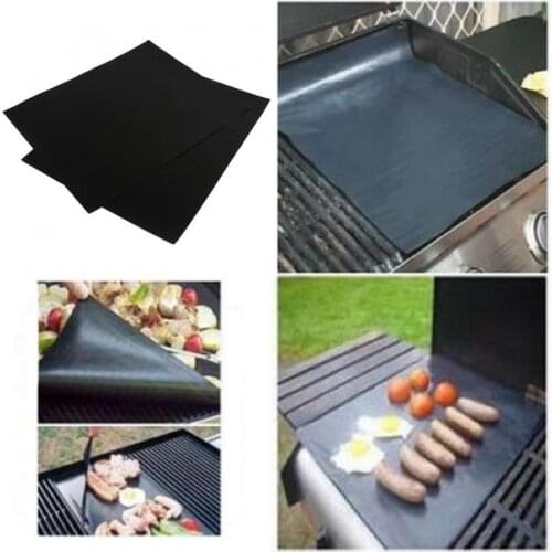 Non-stick Bbq Grill Mat Bbq Cooking Tools Baking Grill Foil Heat Resistance Easily Clean Kitchen Tools