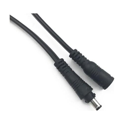 34cm 68cm Male or Female Connector with Wire 5.5*2.1mm Waterproof DC Wire with Lock Single Head Line Extension Connect Cable