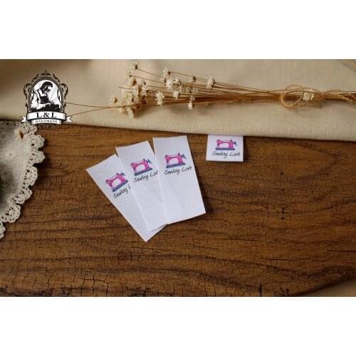 Custom Sewing labels / brand labels, Custom Clothing Tags, Cotton Ribbon label, Handmade label (MD65)