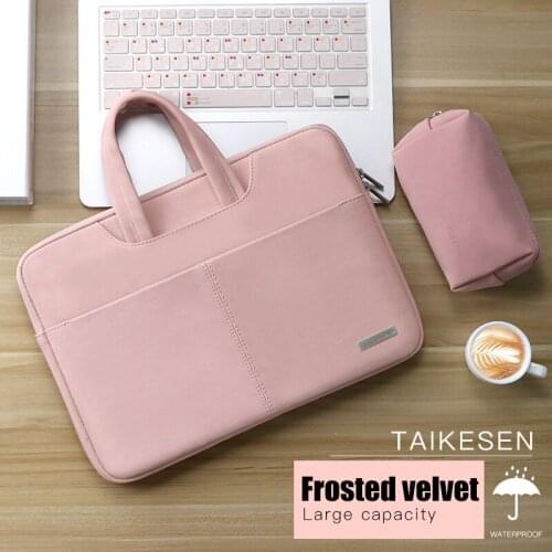 Laptop Bag 13.3 15.6 14 inch Waterproof Notebook Bag Sleeve For Macbook Air Pro 15 13 Computer Shoulder Handbag Briefcase Bag