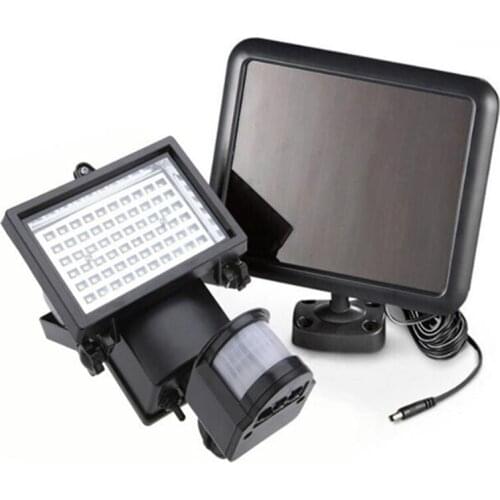 60LEDS LED Solar Light Motion Sensor Outdoor Garden Light Decoration Fence Stair Pathway Yard Security Solar Lamp Lighting