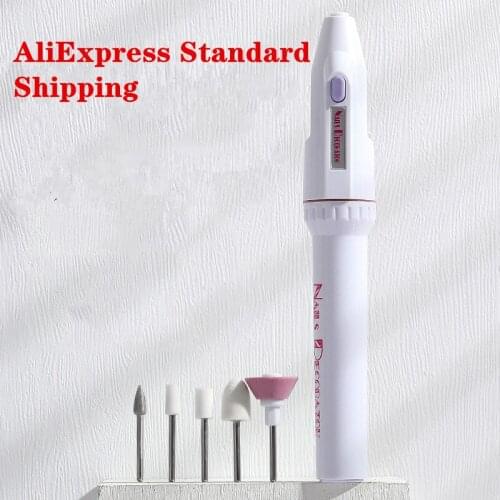USB Nail Drill Mini Gel Nail Drill Acrylic Drill Electric Nail Polisher Electric Manicure Drill Portable Electric Nail Polisher