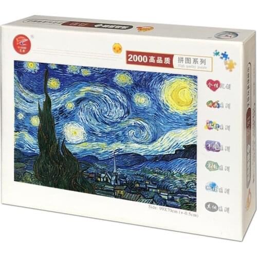 Adults Puzzle 1000 Pieces Wooden Toys Wood Puzzle Solar Smart Stress Logic Sensory Juguete De Madera Toys Hobbies BY50PT