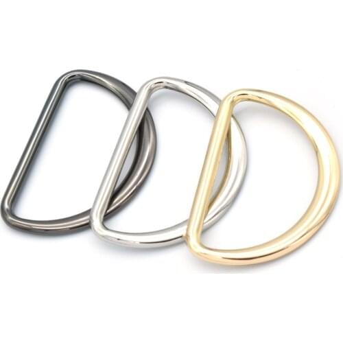 45mm Light Gold D Ring Slide Adjustable Buckle Purse Bag Handbag Clasp Dog Collar Supply Leather Webbing Belt Strap Buckles