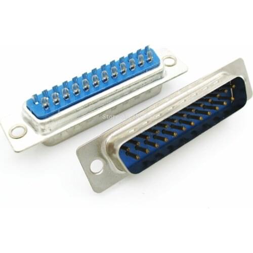 5PCS/LOT 25 Pin D-SUB DB25 Pin Male Solder Type Welding Connector