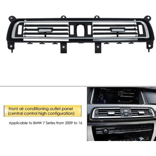 Car Central Console Air Conditioner AC Vent Grill Outlet Panel Cover for BMW 7 Series F01 F02 730 735 740
