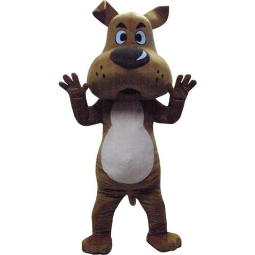 BIG SALE!!! New Professional Hund Dog Mascot Costume Fancy Dress Adult Size free Shipping