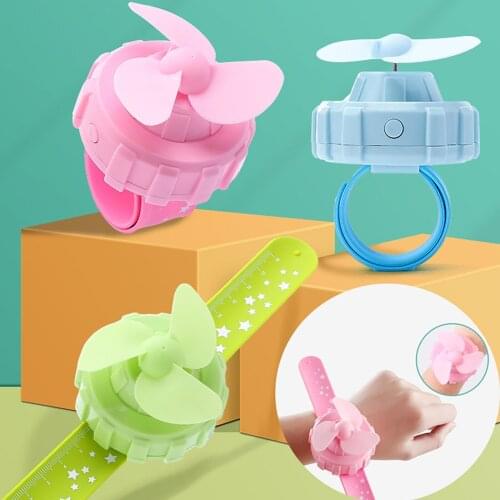 Electric Portable Mini Watch Fan Handheld Usb Fan Outdoor Summer Mini Fans Personal Wrist Fan Watch Toys For Kids Gift#dg4