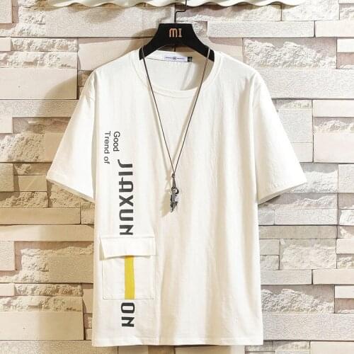 Mens Cotton Fashion T-shirt Funny Mens Summer Tshirts Male Oversized Tee Shirts 5XL Casual T Shirt Tee For Man Streetwear