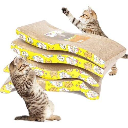 Cardboard Cat Scratcher Cat Scratcher Corrugated Paper Cat Scratchers Cat Scratcher Cat Sofa Funny Cat Toy Pet Cat Toy Cat Suppl