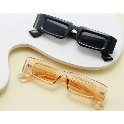 2021Classic Square Men Women Fashion Sunglasses Luxury Retro Frame Plastic Mirror Vintage Unisex Trendy Eye Glasses UV400