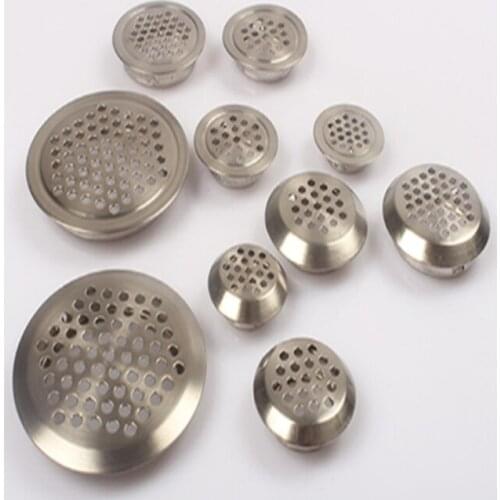10pcs Kitchen air vent shoe cabinet breathable mesh stainless steel decorative cover wardrobe moisture-proof