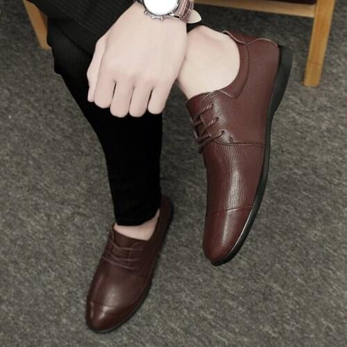 Fashion for causal leisure black para men flat casual sapato casuales mens man shoe sale masculino sapatos hombre shoes leather