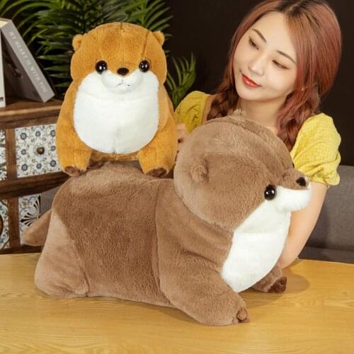 Cartoon Lying Otter Plush Toy Sloth Toy Stuffed Plush Animals Kawaii Baby Toys Boy Girl Gifts Toys for Children