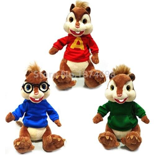 New Alvin Theodore Simon Chipmunks Plush Toy 25cm Cute Stuffed Animals Kids Toys Dolls For Baby Boys Children Gifts
