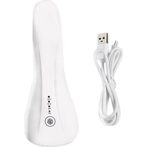 Rechargeable Nail Lamp 3 LEDs Handheld Cordless Mini Battery Timer Nail Dryer UV LED Nail Light