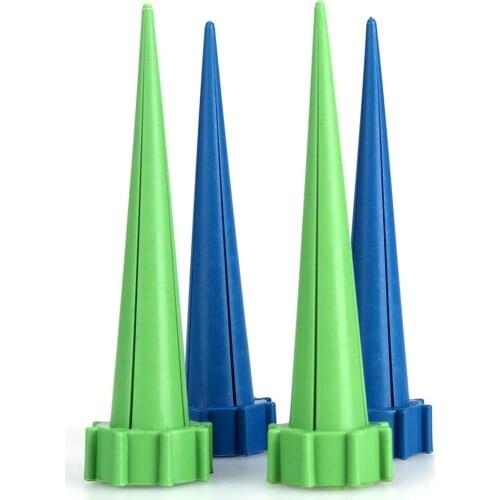 Practical 4Pcs/lot Garden Cone Watering Spike Plant Flower Waterers Bottle Irrigation System