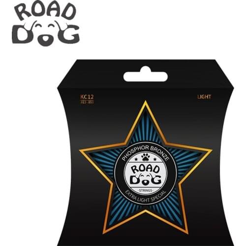ROAD DOG Acoustic Guitar Strings Professional Laminating-technology Anti-Rust Phosphor Bronze String KC10 KC11 KC12