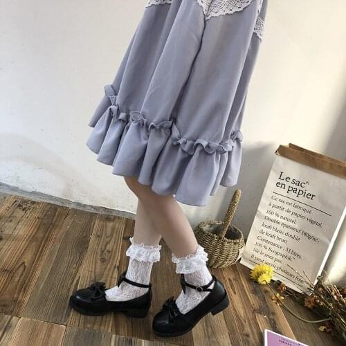 Mei Lulu lolita shoes women 2021 new wild spring Korean version of Lolita Japanese uniform jk small shoes