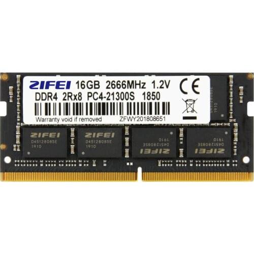 ZIFEI DDR4 32GB(2*16GB) 2133 2400 2666 MHz 1.2V sodimm SDRAM laptop Memory RAM