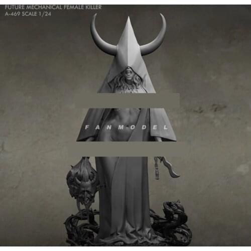 1/24 75mm Resin model kits DIY figure self-assembled A-469