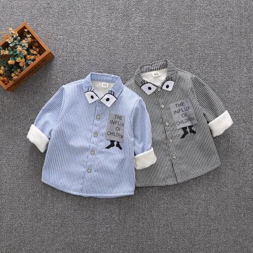 2019 Spring Winter Boys Outwear Children Long Sleeve Thicken Stripe Hoodies Baby Boys Hoodies & Sweatshirt Boys Clothes Clothes